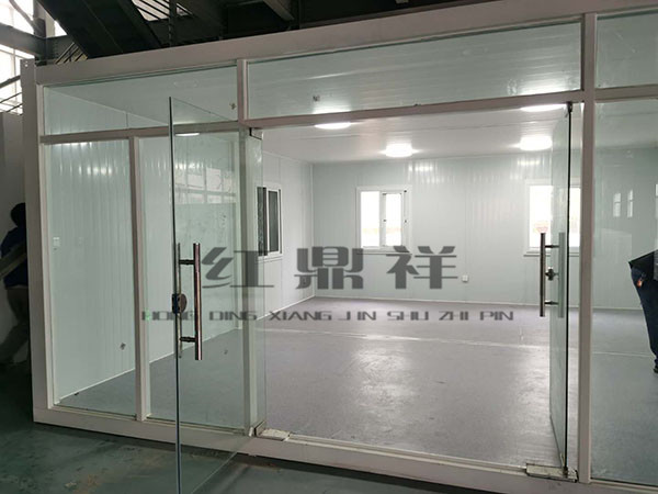 李哥庄工厂办公室制作施工安装完工